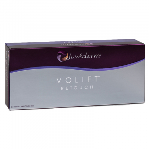 Juvéderm Volift Retouch est un gel stérile, apyrogène et physiologique d’acide hyaluronique réticulé d’origine non animale. Pour le confort du patient il contient de la lidocaïne permettant une injection indolore.