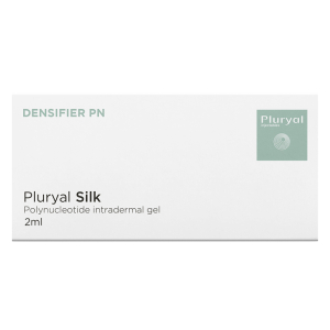 Pluryal Silk est un densificateur de peau conçu pour améliorer l'hydratation et l'élasticité de la peau grâce à sa haute pureté de polynucléotides. Il diminue les signes de fatigue et répare le métabolisme et la texture de la peau. 