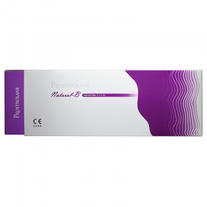 Prostrolane Natural-B est un gel injectable indiqué pour l'implantation du derme moyen à profond pour la correction des rides et plis faciaux modérés à sévères, des rides péribuccales, des sillons nasogéniens et des rides de marionnettes. De plus, Prostro