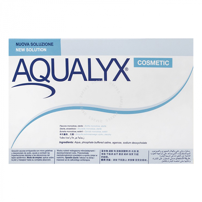 Aqualyx est une solution qui dissout les graisses. Il est constitué de phosphatidylcholine, une substance naturelle capable de détruire les cellules graisseuses. Aqualyx agit en provoquant la dissolution des cellules adipeuses. Le corps expulse alors natu