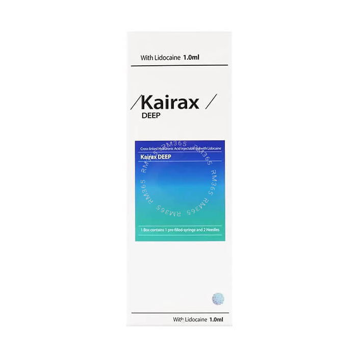 Kairax est un agent de comblement à l'acide hyaluronique offrant une sécurité, une commodité et une efficacité maximales basées sur une excellente technologie. Il est entièrement homologué CE et contient de la lidocaïne.